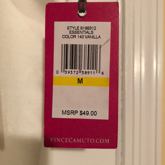 NWT Vince Camuto Vanilla Cream Leggings - Picture 2 of 3